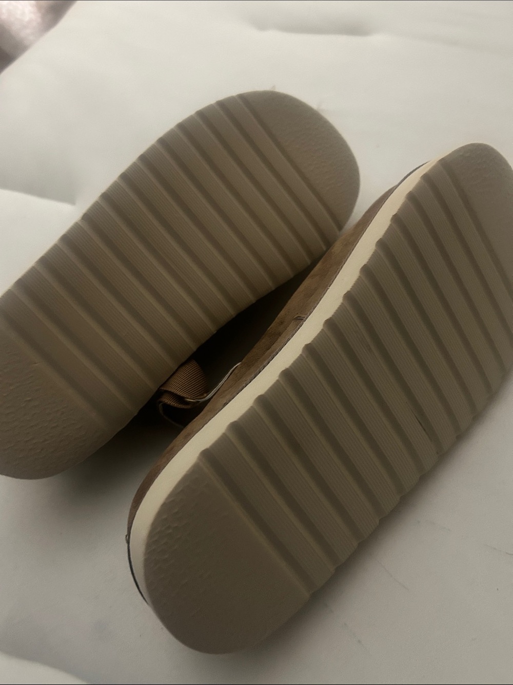 Women’s Suede like Back-Strap Clog Mules in Brown - Picture 4 of 4